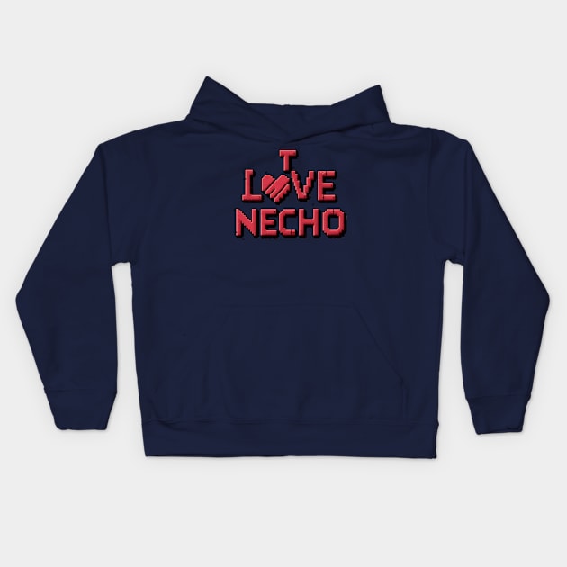 i love necho Kids Hoodie by smailyd